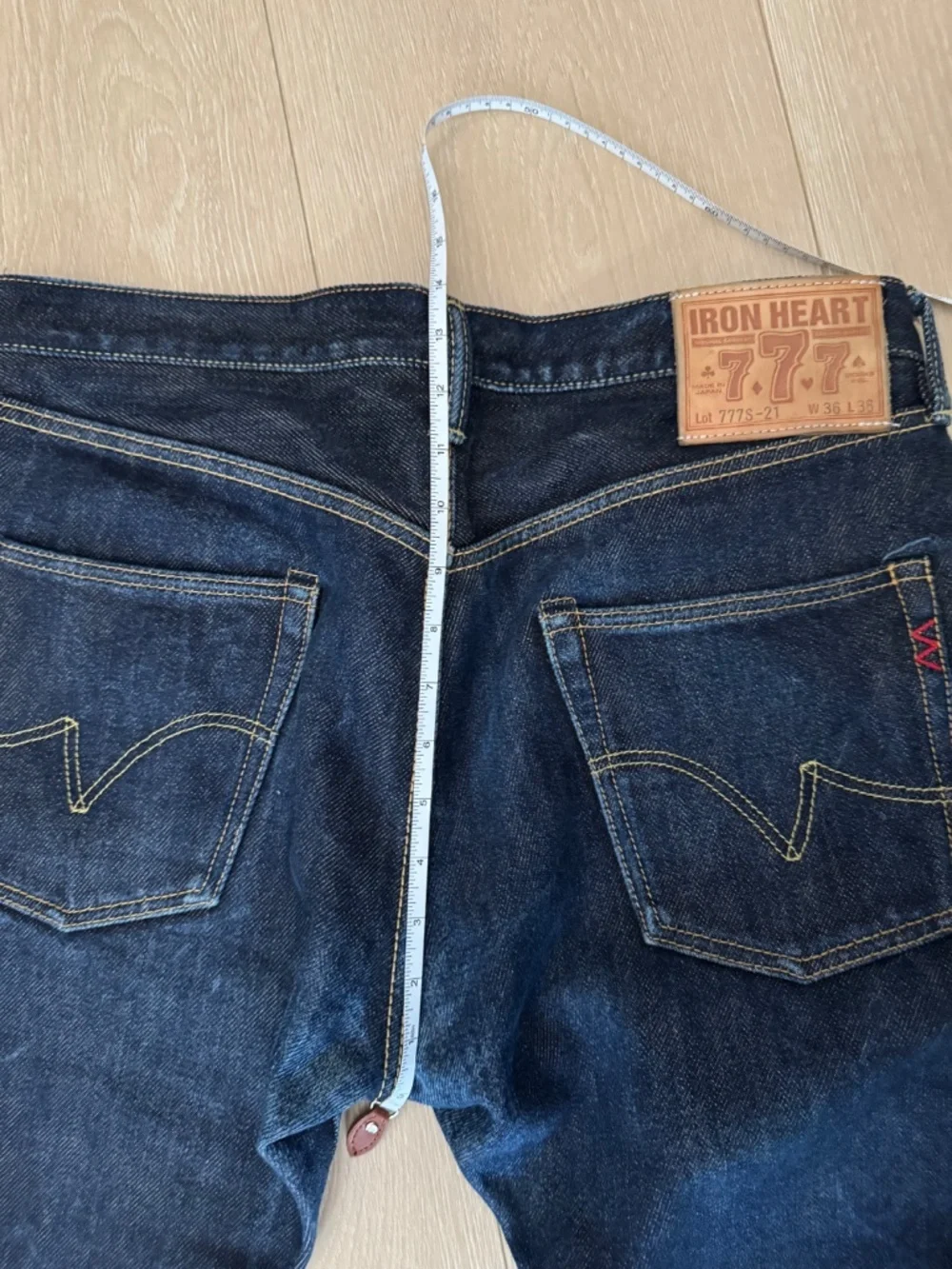 Iron Heart IH-777S-21 21oz Selvedge Denim Jeans W36 Made in Japan